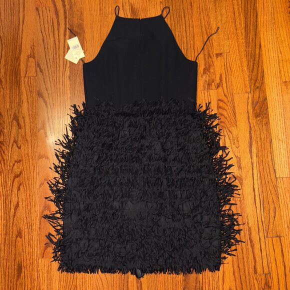AIDAN MATTOX NWT Black Sleeveless Cocktail Dress Size 10 - Picture 2 of 7